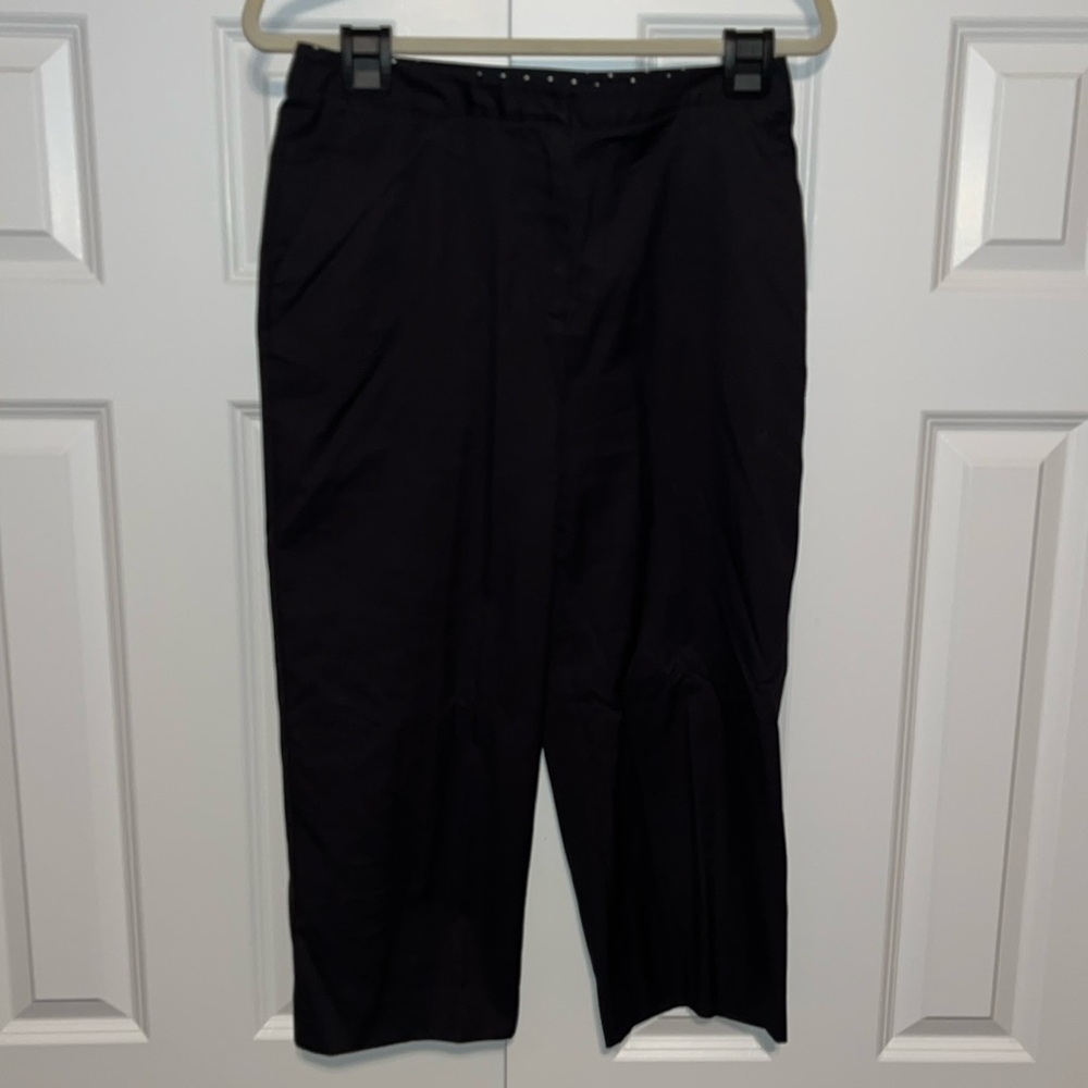 Charter club black capri length pants